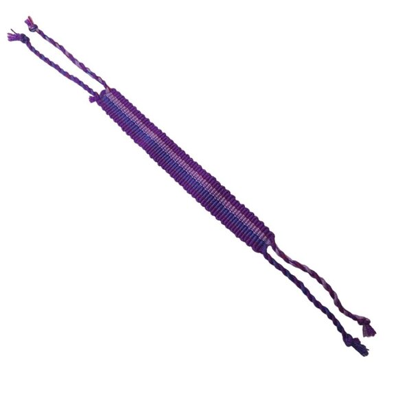 Jewelry - Hand Woven Braided Friendship Bracelet Shades of Purple Blue Pink Red